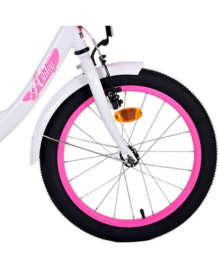Volare Ashley Kinderfahrrad - Mädchen - 18 Zoll - Weiß