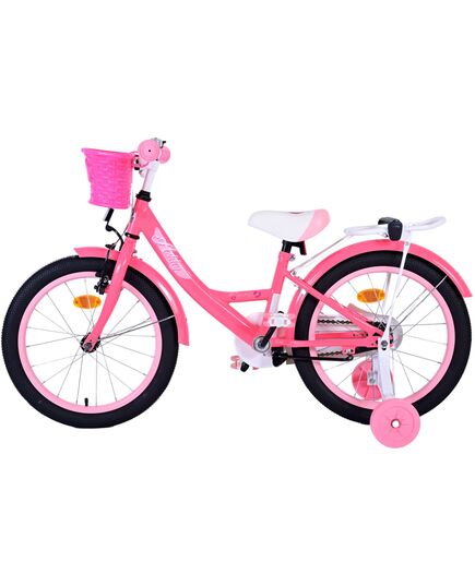 Volare Ashley Kinderfahrrad - Mädchen - 18 Zoll - Rosa/Rot