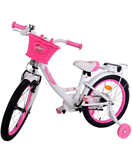 Volare Ashley Kinderfahrrad - Mädchen - 18 Zoll - Weiß