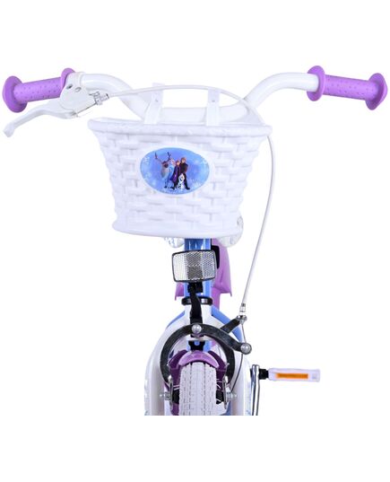 Disney Frozen 2 Kinderfahrrad - Mädchen - 16 Zoll - Blau / Lila