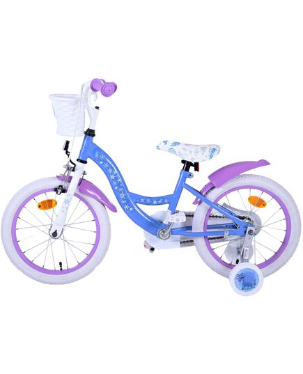 Disney Frozen 2 Kinderfahrrad - Mädchen - 16 Zoll - Blau / Lila