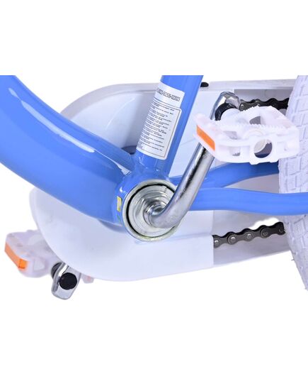 Disney Frozen 2 Kinderfahrrad - Mädchen - 16 Zoll - Blau / Lila