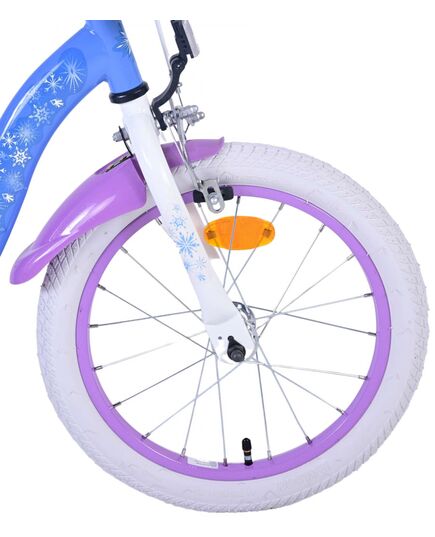 Disney Frozen 2 Kinderfahrrad - Mädchen - 16 Zoll - Blau / Lila