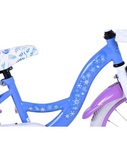 Disney Frozen 2 Kinderfahrrad - Mädchen - 16 Zoll - Blau / Lila