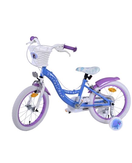 Disney Frozen 2 Kinderfiets - Meisjes - 12 inch - Blauw/Paars - Twee handremmen