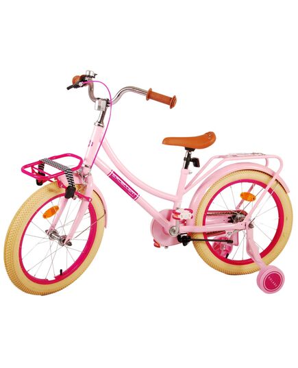 Volare Excellent Kinderfahrrad - Mädchen - 18 Zoll - Rosa - 95 % zusammengebaut