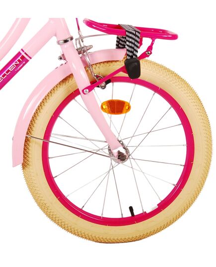 Volare Excellent Kinderfahrrad - Mädchen - 18 Zoll - Rosa - 95 % zusammengebaut