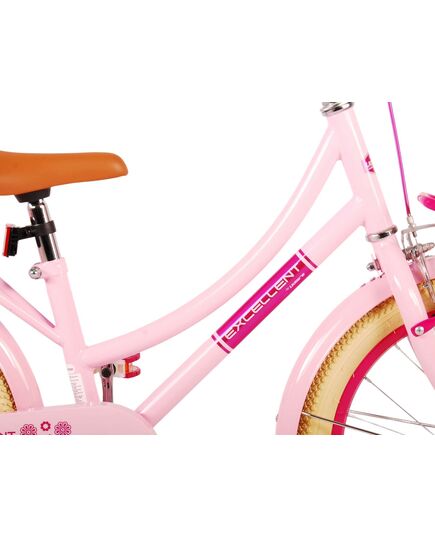 Volare Excellent Kinderfahrrad - Mädchen - 18 Zoll - Rosa - 95 % zusammengebaut