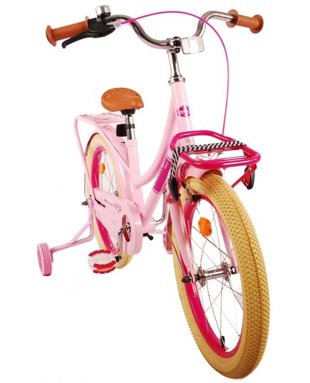 Volare Excellent Kinderfahrrad - Mädchen - 18 Zoll - Rosa - 95 % zusammengebaut