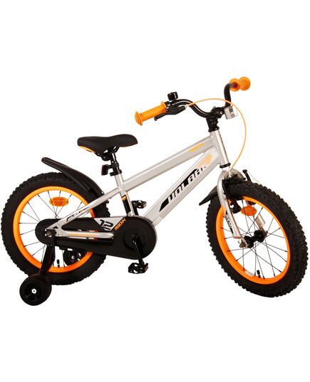 Volare Rocky Kinderfahrrad - Jungen - 16 Zoll - Grau