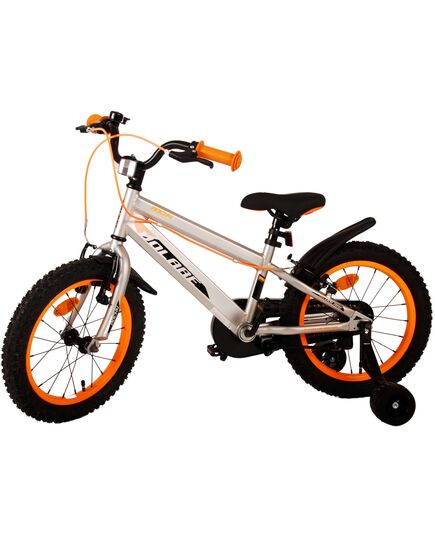 Volare Rocky Kinderfahrrad - Jungen - 16 Zoll - Grau