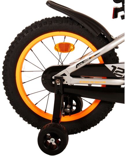 Volare Rocky Kinderfahrrad - Jungen - 16 Zoll - Grau