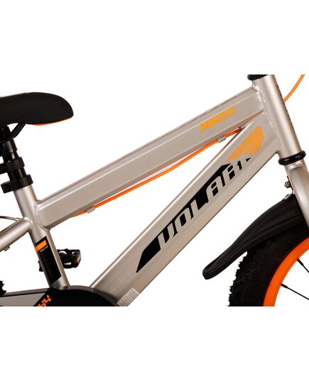 Volare Rocky Kinderfahrrad - Jungen - 16 Zoll - Grau