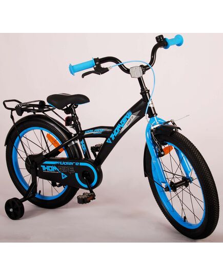 Volare Thombike Kinderfahrrad - Jungen - 18 Zoll - Schwarz Blau