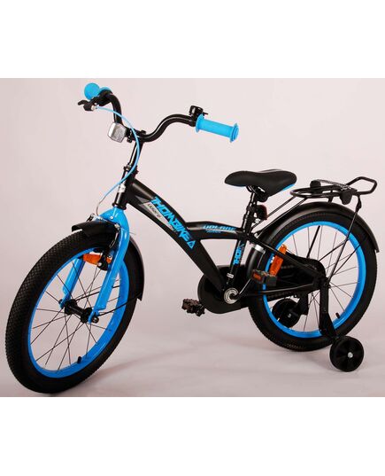 Volare Thombike Kinderfahrrad - Jungen - 18 Zoll - Schwarz Blau