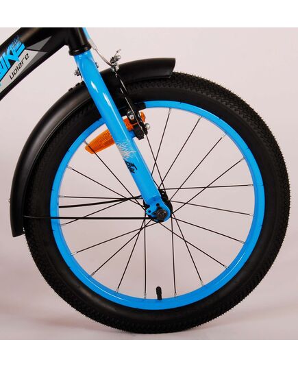 Volare Thombike Kinderfahrrad - Jungen - 18 Zoll - Schwarz Blau