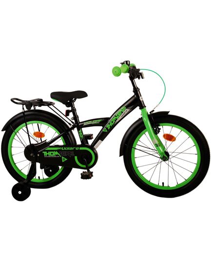 Volare Thombike Kinderfahrrad - Jungen - 18 Zoll - Schwarz Grün