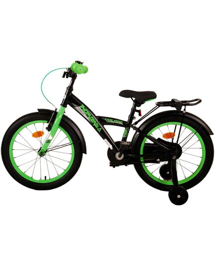 Volare Thombike Kinderfahrrad - Jungen - 18 Zoll - Schwarz Grün