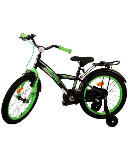 Volare Thombike Kinderfahrrad - Jungen - 18 Zoll - Schwarz Grün