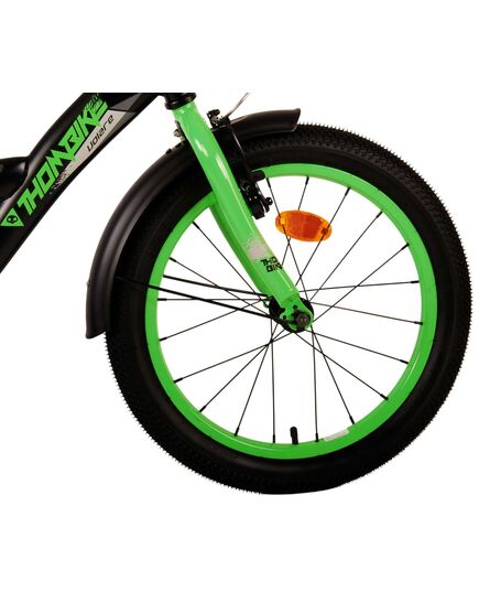 Volare Thombike Kinderfahrrad - Jungen - 18 Zoll - Schwarz Grün
