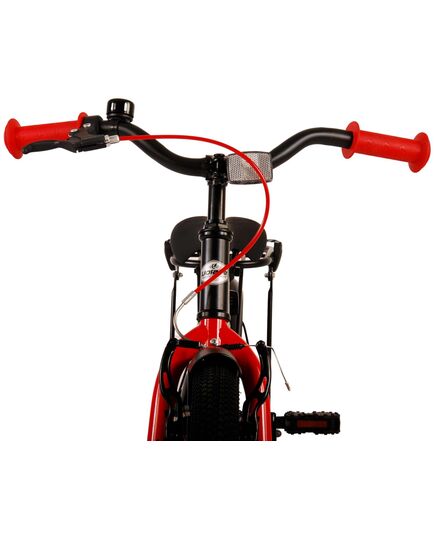 Volare Thombike Kinderfahrrad - Jungen - 18 Zoll - Schwarz Rot