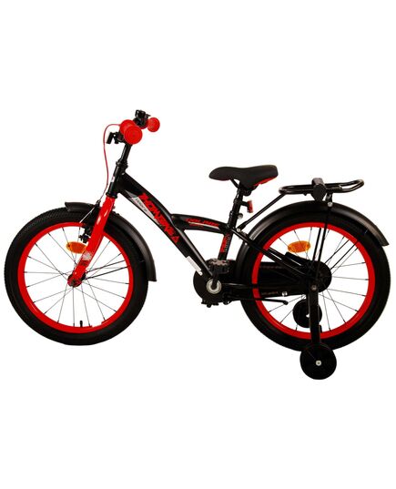 Volare Thombike Kinderfahrrad - Jungen - 18 Zoll - Schwarz Rot