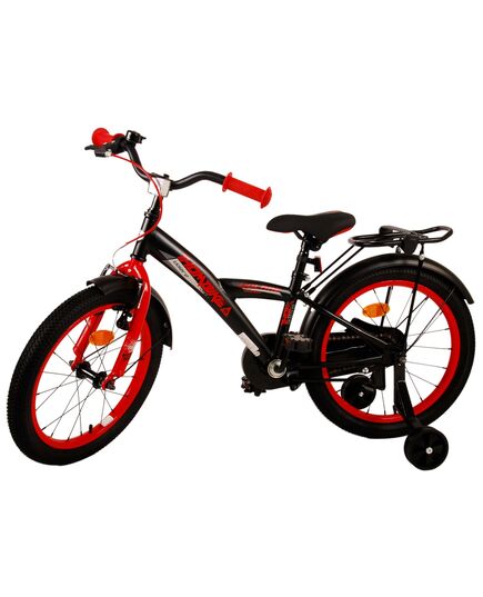 Volare Thombike Kinderfahrrad - Jungen - 18 Zoll - Schwarz Rot