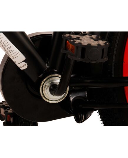 Volare Thombike Kinderfahrrad - Jungen - 18 Zoll - Schwarz Rot