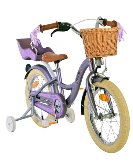 Volare Blossom Kinderfahrrad - Mädchen - 16 Zoll - Lila