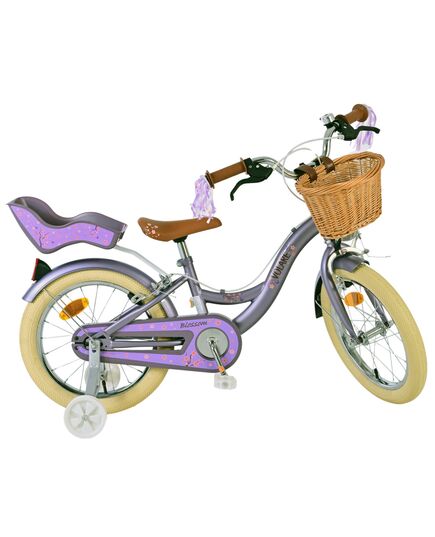 Volare Blossom Kinderfahrrad - Mädchen - 16 Zoll - Lila - Zweihandbremsen [CLONE]