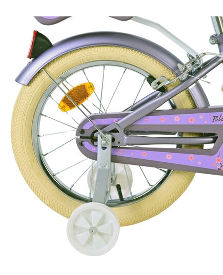 Volare Blossom Kinderfahrrad - Mädchen - 16 Zoll - Lila - Zweihandbremsen [CLONE]