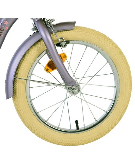 Volare Blossom Kinderfahrrad - Mädchen - 16 Zoll - Lila - Zweihandbremsen [CLONE]