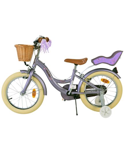 Volare Blossom Kinderfahrrad - Mädchen - 16 Zoll - Lila - Zweihandbremsen [CLONE]