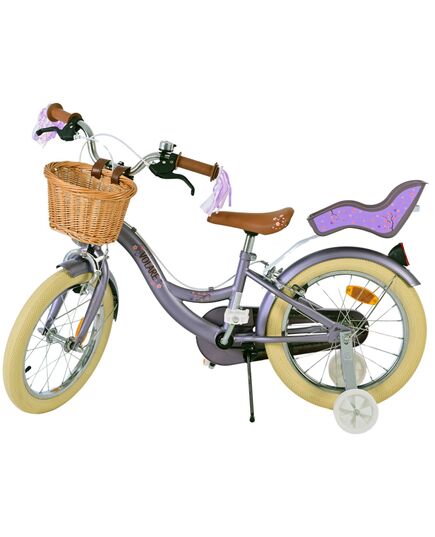 Volare Blossom Kinderfahrrad - Mädchen - 16 Zoll - Lila - Zweihandbremsen [CLONE]