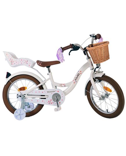 Volare Blossom Children's Bicycle - Girls - 16 inch - White