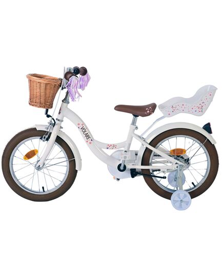 Volare Blossom Children's Bicycle - Girls - 16 inch - White