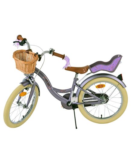 Rower dziecięcy Volare Blossom - dziewczęcy - 18 cali - fioletowy