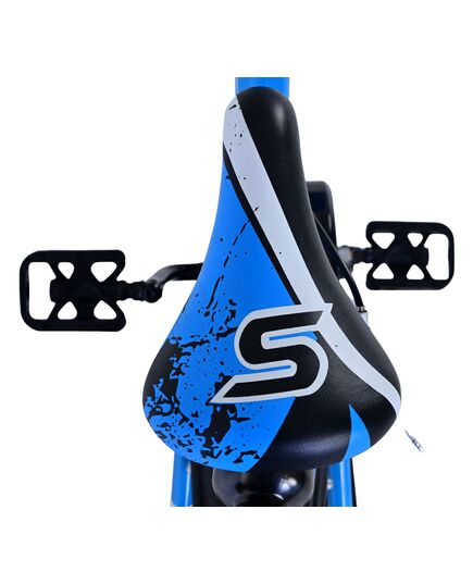 Volare Sportivo Kinderfahrrad - Jungen - 18 Zoll - Blau Schwarz - Zwei Handbremsen