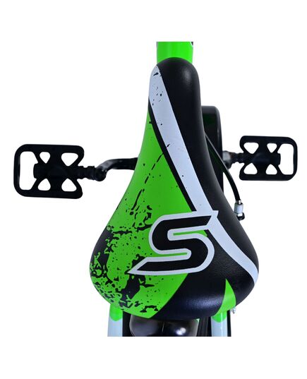Volare Sportivo Kinderfahrrad - Jungen - 18 Zoll - Grün Schwarz - Zwei Handbremsen