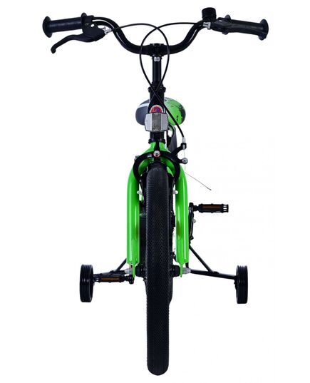 Volare Sportivo Kinderfahrrad - Jungen - 18 Zoll - Grün Schwarz - Zwei Handbremsen