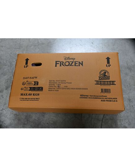 Disney Frozen 2 Kinderfiets - Meisjes - 14 inch - Blauw/Paars - Twee handremmen