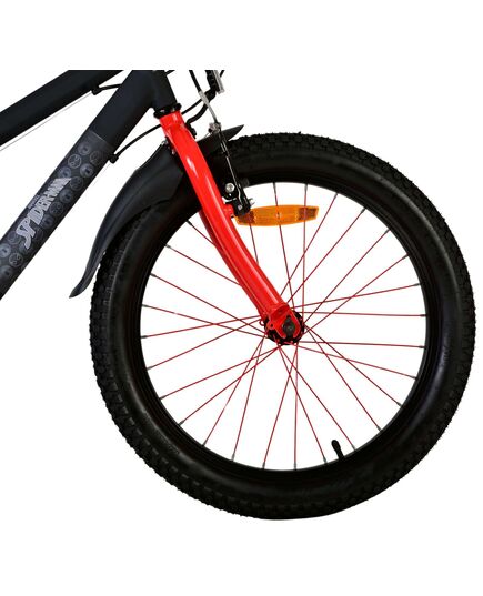 Spider-Man - Kinderfahrrad - Jungen - 20 Zoll - Mattschwarz - 2 Handbremsen