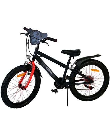 Spider-Man - Kinderfahrrad - Jungen - 20 Zoll - Mattschwarz - 2 Handbremsen