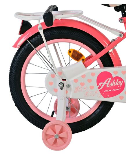 Volare Ashley Kinderfiets - Meisjes - 16 inch - Roze/Rood