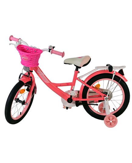 Volare Ashley Kinderfiets - Meisjes - 16 inch - Roze/Rood