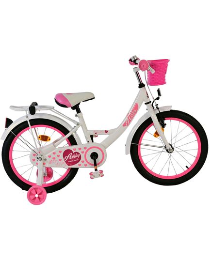 Volare Ashley Børnecykel - Piger - 18 tommer - Hvid