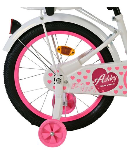 Volare Ashley Børnecykel - Piger - 18 tommer - Hvid
