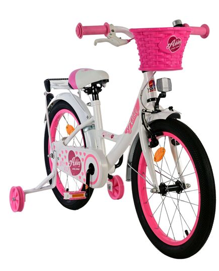 Volare Ashley Børnecykel - Piger - 18 tommer - Hvid