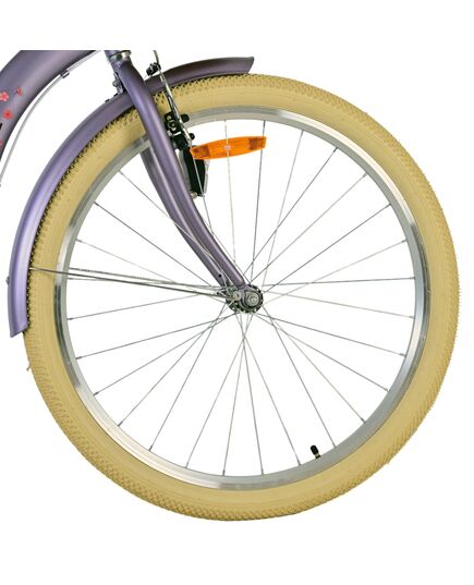 Volare Blossom Kinderfahrrad - Mädchen - 26 Zoll - Lila - Zwei Handbremsen