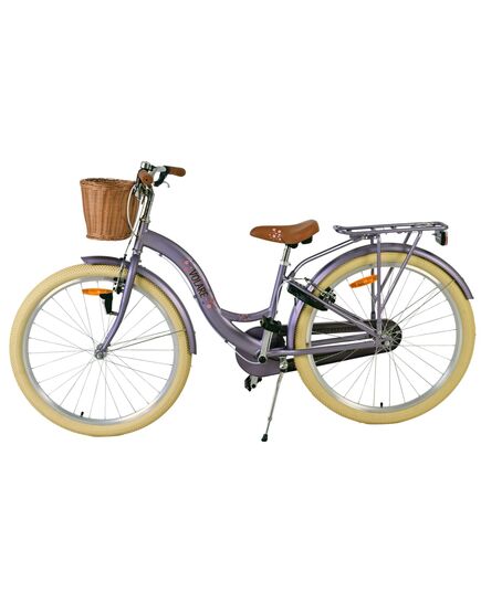 Volare Blossom Kinderfahrrad - Mädchen - 26 Zoll - Lila - Zwei Handbremsen